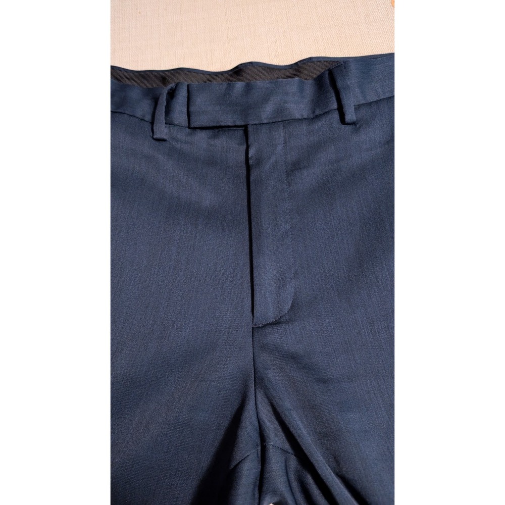 Kenneth Cole Reaction Men's Modern-Fit Performance Pants, Blue, Size 36X32